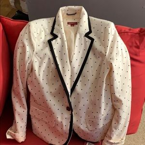 Polka dot blazer